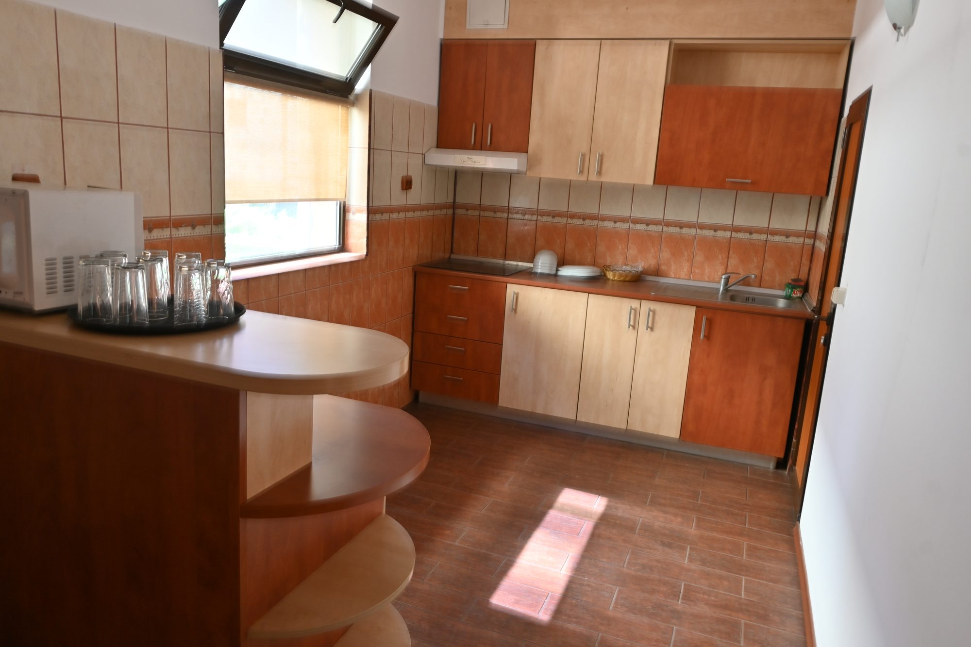 The kitchenette of a Miotur villa
